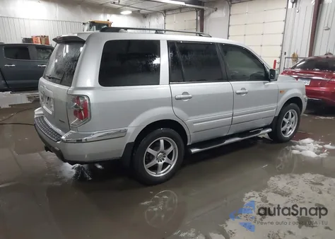 2006 Honda Pilot Ex-L from USA, damaged, VIN 2HKYF18606H530514